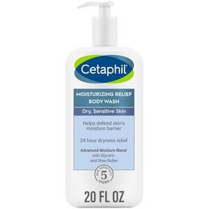Cetaphil Body Wash, Moisturizing Relief Body Wash for Sensitive Skin, (20 fl oz)